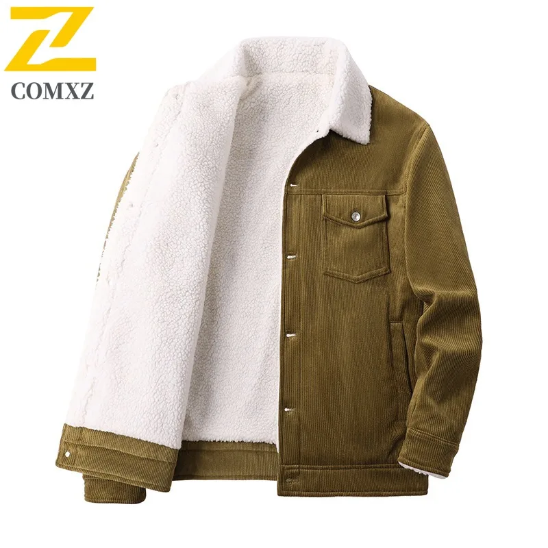 

COMXZ Мужская стеганая куртка Минималистичный сплошной цвет Комфортный дизайн Снежная поездка Хлопковая стеганая куртка Ежедневно Высококачественная зимняя стеганая куртка