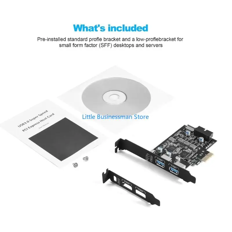 PCIe USB Host Controller Expansion Card with 5 Gbps UASP Support M76A