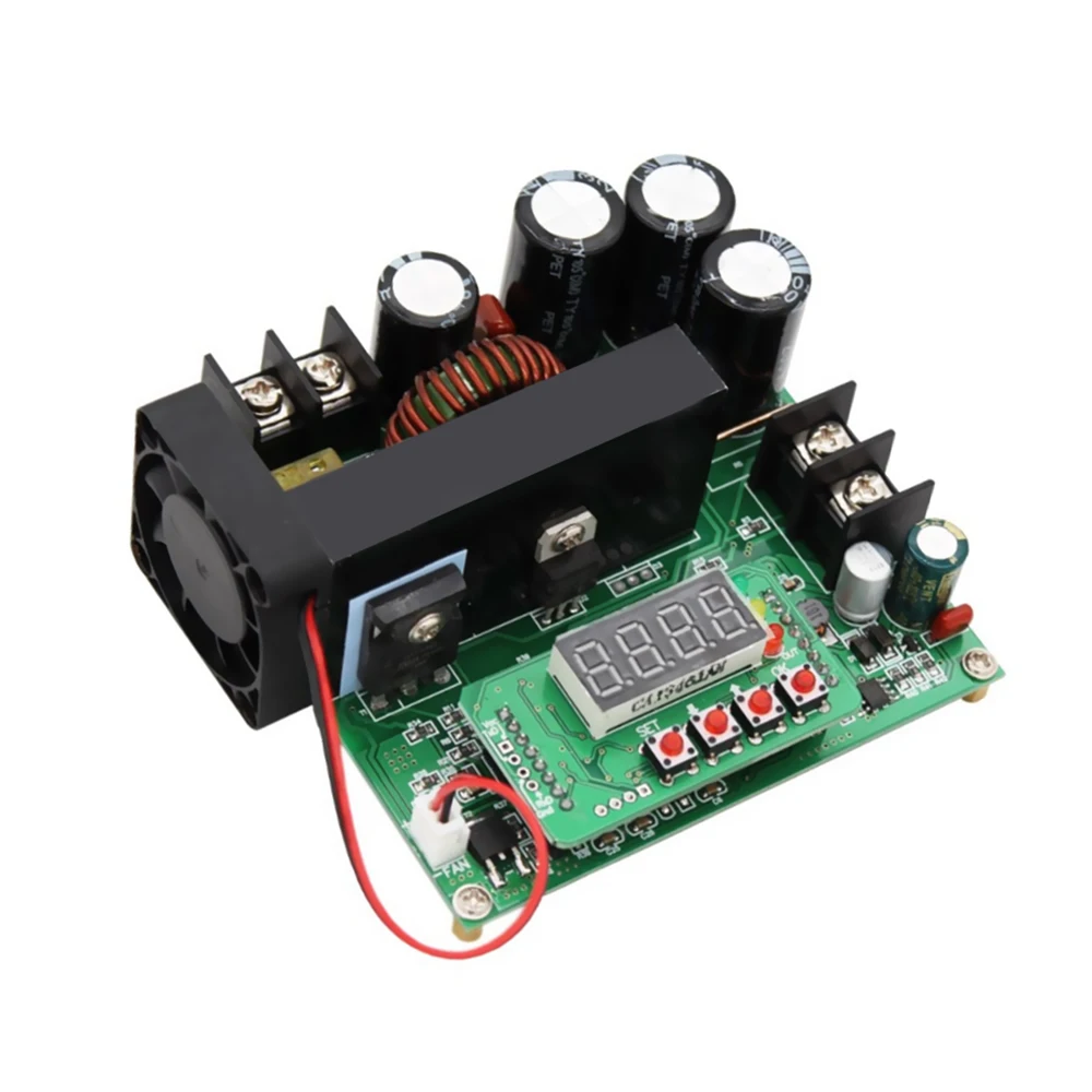 15A 8-60V to 10-120V DC Converter High Precise LED Control Boost Converter  DIY Voltage Transformer Module