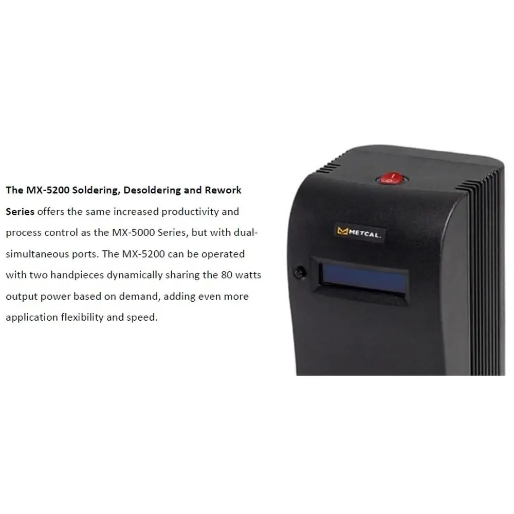 Microprocessor-Controlled Advanced Soldering System with Dual Handpieces 80W Power Smart Heat Tech 240V