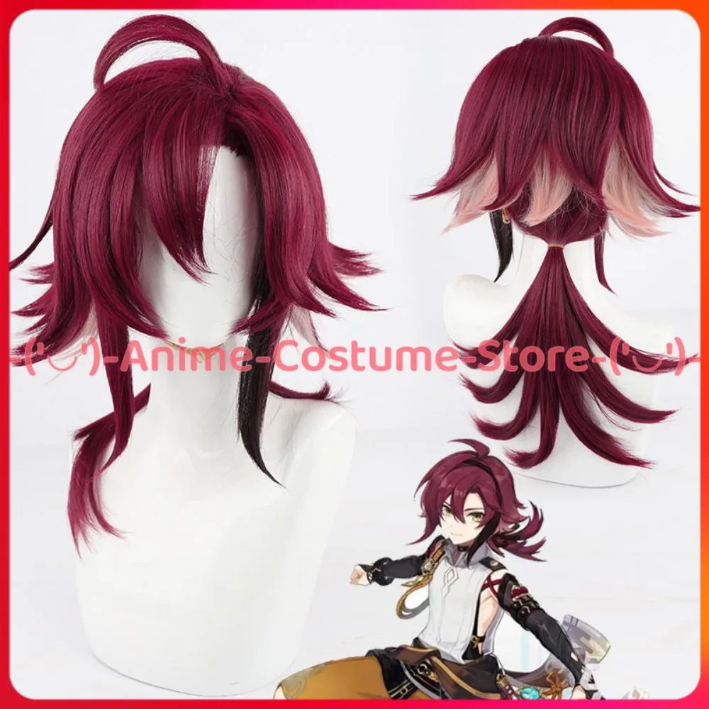 

Genshin Impact Shikanoin Heizou Cosplay Wig Game Character Halloween Carnival Party Costume Wigs Heat Resistant Synthetic Hair