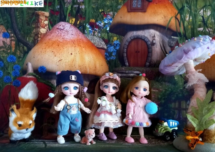 

Theory Natural Jungle Forest Wonderland Backdrop Fairy Tale Mushroom Baby Birthday Party Photography Background For Photo Studio