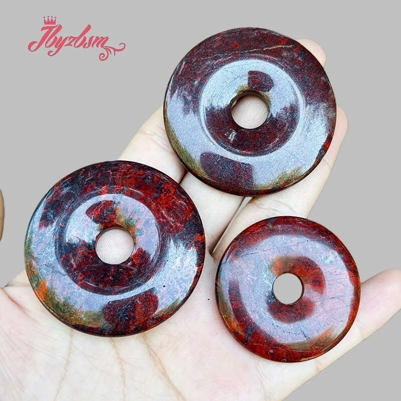 الطبيعية جاسبر دونت خواتم حجر الخرز ل عقد دي اي واي سوار قلادة صنع المجوهرات الخرز 1 قطعة 30 مللي متر 40 مللي متر 50 مللي متر