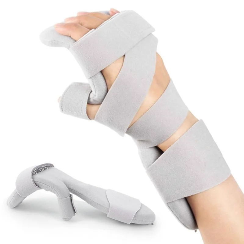 

Регулируемый фиксатор кисти с поддержкой пальцев, ночная ортопедическая шина для руки, ортопедическая подушка для запястья, для реабилитации при артрите и тендините