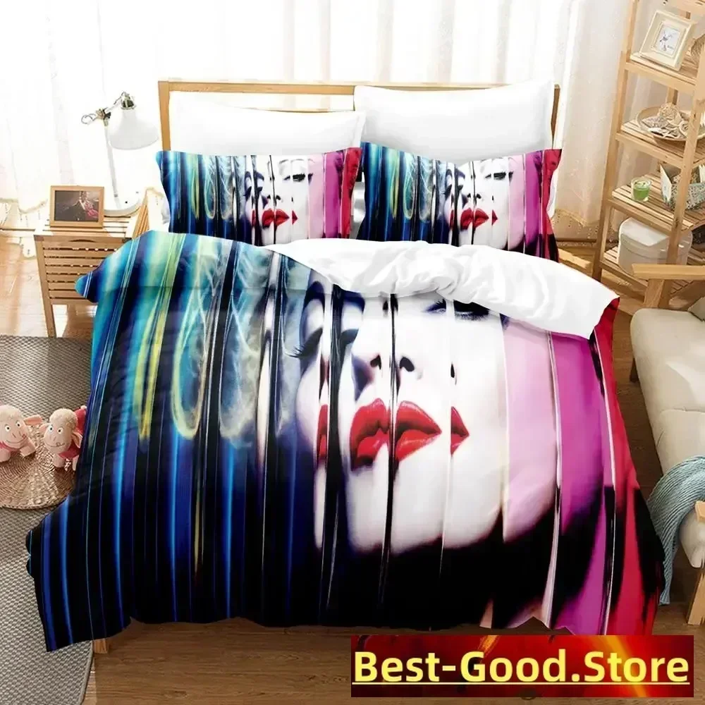 2023 Sexy Madonna Anime parure de lit Printed Bed Set Duvet Cover Pillowcase Bedding Set Linen Sheet Quilt Cover Queen King Size