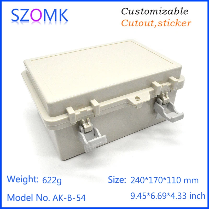 SZOMK 240*170*110 mm Custom outdoor IP65 plastic waterproof electrical junction box