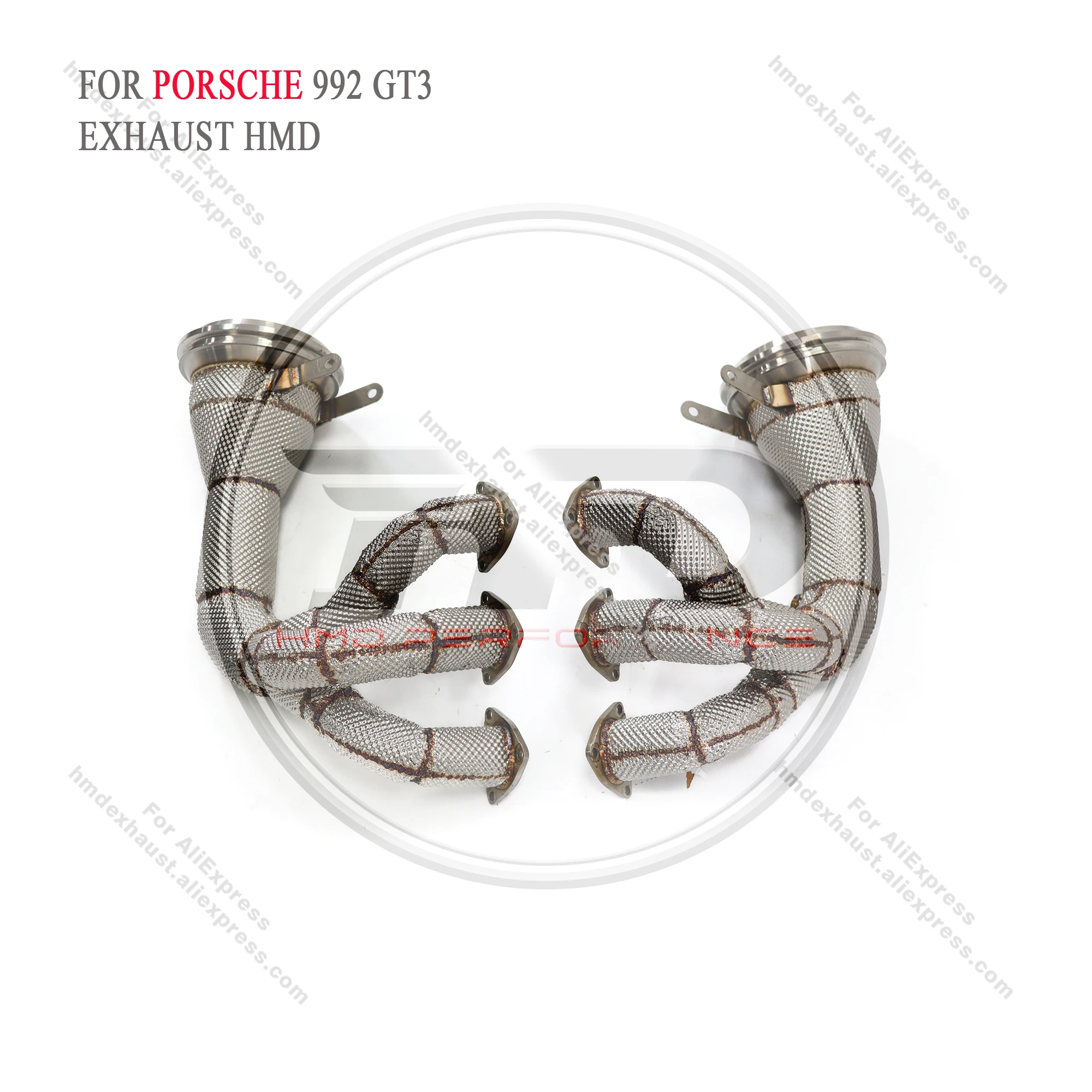 

HMD Factory direct sales For 2019+ Porsche 911 992 GT3 Carrera stainless steel Manifold 992 GT3 Exhaust Manifold