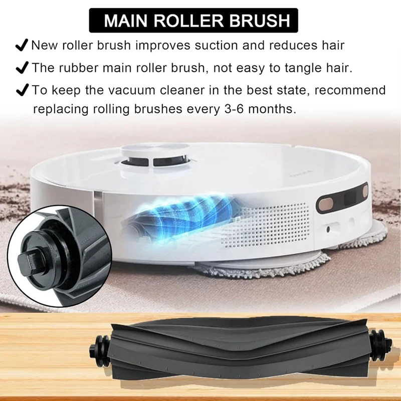 สำหรับ dreame เครื่องดูดฝุ่น L20อัลตร้า/X20โปรแปรงด้านข้างหลักอะไหล่ผ้ากรอง HEPA