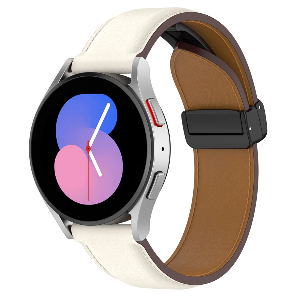 접이식 마그네틱 버클 범용 시계 밴드, 삼성 갤럭시 워치 7 FE 시계 스트랩, 패션 피질 교체