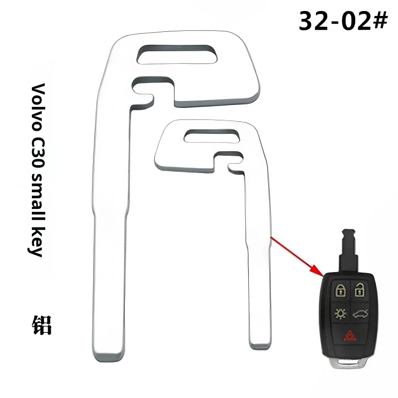 Fit Volvo S40 S80 XC60 XC90 S90 C30 V60 Smart Card Mini Key - Remote Key Fob Replacement