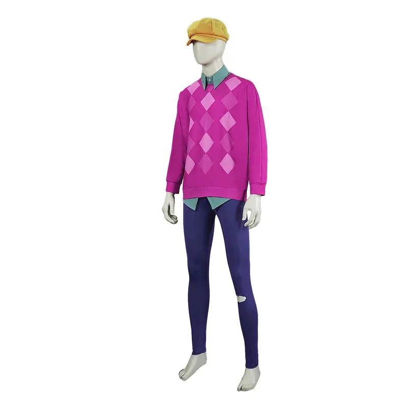 4 قطعة Kpop شيطان الصيادين الطفل ساجا بنين تأثيري قبعة الخيال زي الرجال البلوز السراويل قبعة لعب الأدوار وتتسابق هالوين البدلة mb.3 #4