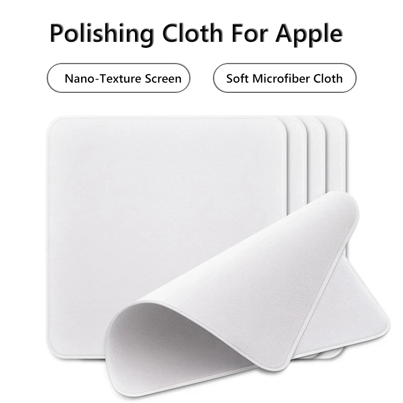 For Apple Polishing Cloth Microfiber Cleaning Wiper 16CM 1: 1 Original Phone Screen Cleaner Polish Cloth for iPhone iPad Tablet