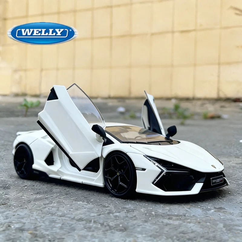 

Welly 1:24 Lamborghini Revuelto Alloy Sports Car Model Diecast Metal Racing Car Vehicles Model High Simulation Children Toy Gift