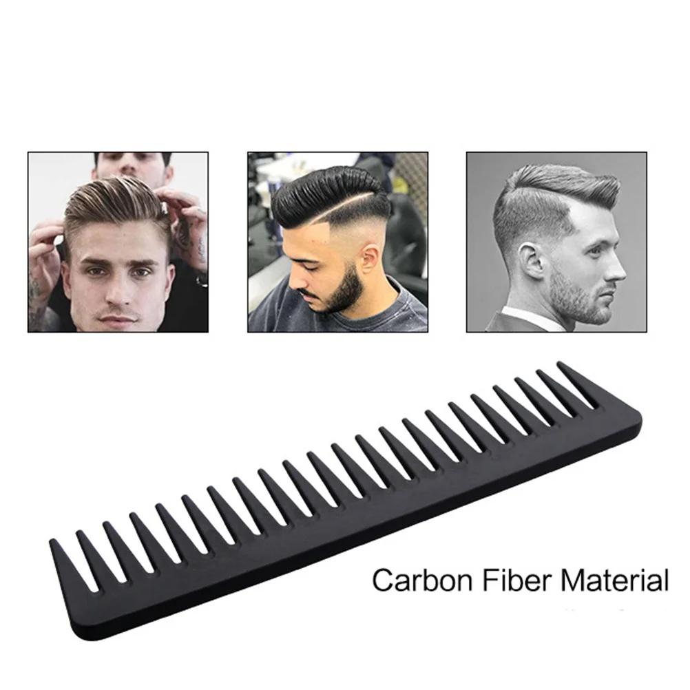

Vintage Hair Comb Wide Teeth Styling Tool For Men Slicked-Back Look Salon Use Durable Lightweight Finish Comb