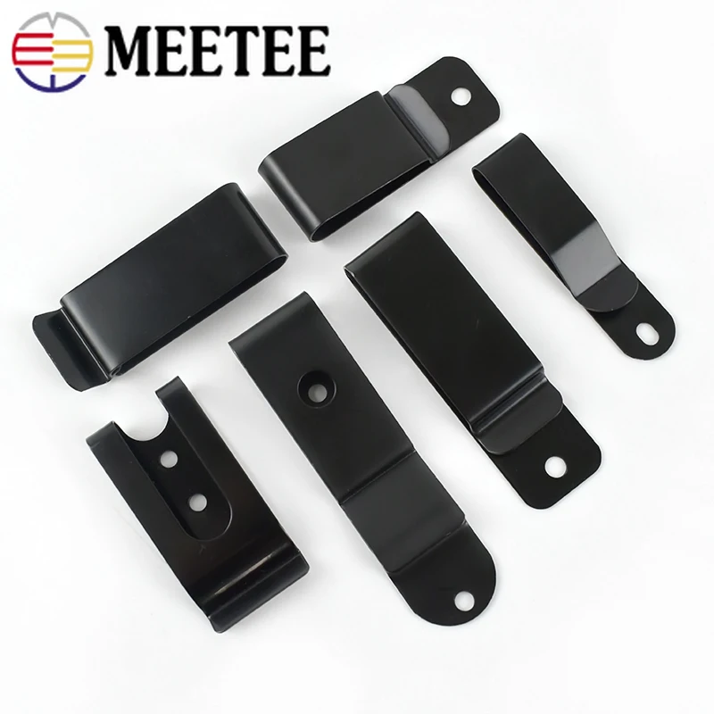 1/3/5Pcs 56-84mm Black Metal Belt Clip Buckles Purse Bag Spring Clasp Wallet Key Hooks DIY Waistband Hardware Accessories