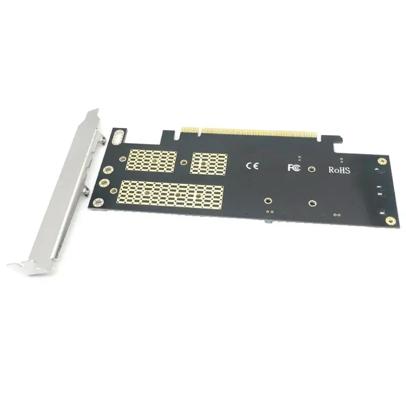 (BOFF) PCIE X16 to M.2 M Key NVME SSD Adapter Card PCIE X16 to M.2 B Key SATA SSD Adapter Card MSATA SSD Adapter Card