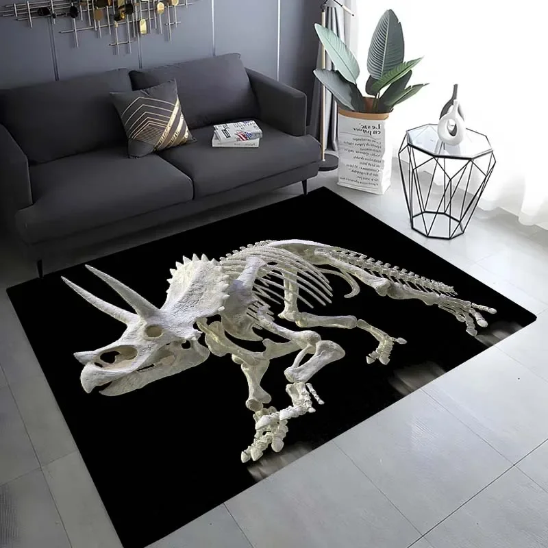 Fossil print carpet living room bedroom home decor carpet bathroom accessories kitchen balcony non-slip mat birthday present