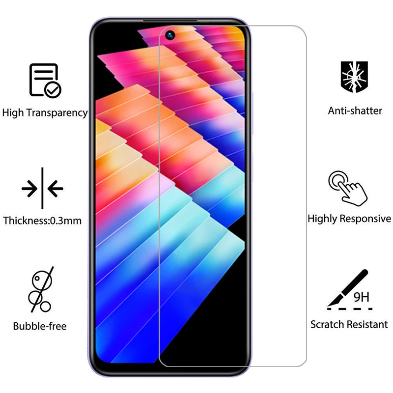 tempered glass for infinix hot 30 4g 5g play nfc 30i case cover on infinity hot30 i hot30i 30play phone coque 360 ifinix infinx