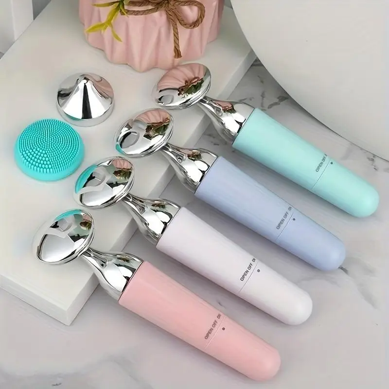New 3in1 Deep Cleansing Skin Facial Beauty Massager All-around Skin Care Machine Caring For Skin Elasticity And Lines