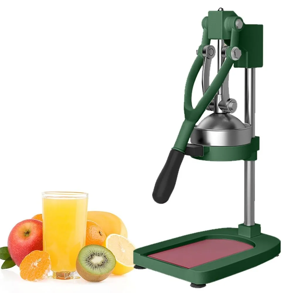 Commercial Heavy Duty Stainless Steel Hand Press Manual Juicer Squeezer for Orange Lemon Lime Pomegranate Citrus Fruits