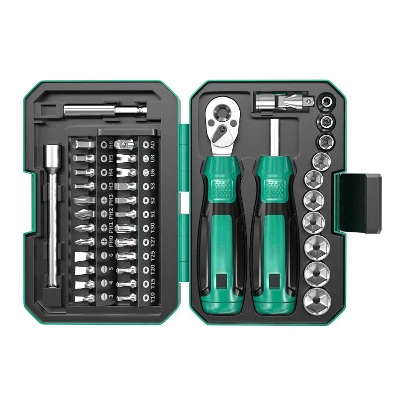 Screwdriver Set Locomotive Motorcycle Bicycle Maintenance Tools Repair Sleeve Ratchet Wrench Rider Toolkit