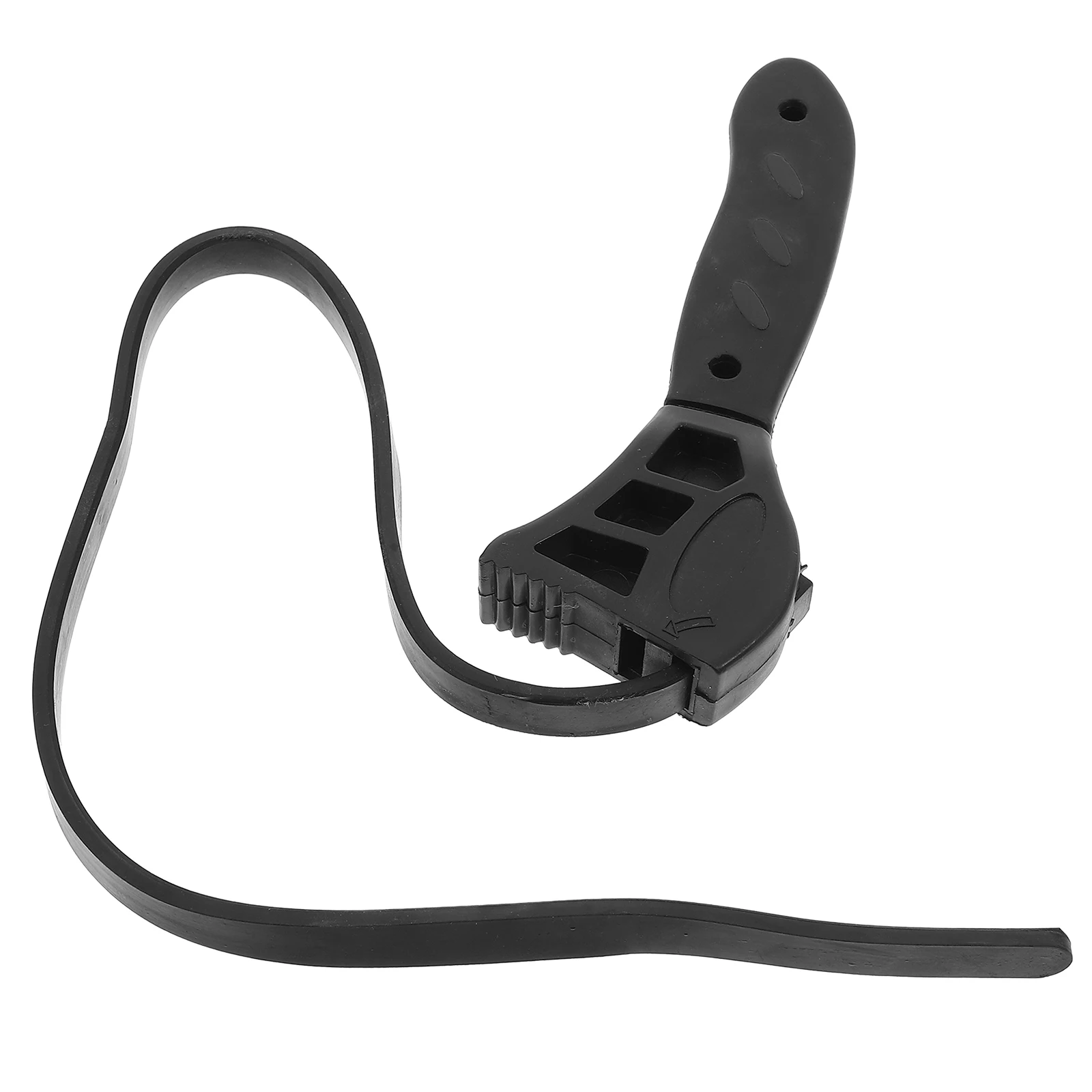 

Adjustable 6 Inch Gray Multi Functional Strap Wrench Oil Filter Removal Tool Plumbing Wrench Rubber Strap Universal Heavy Duty