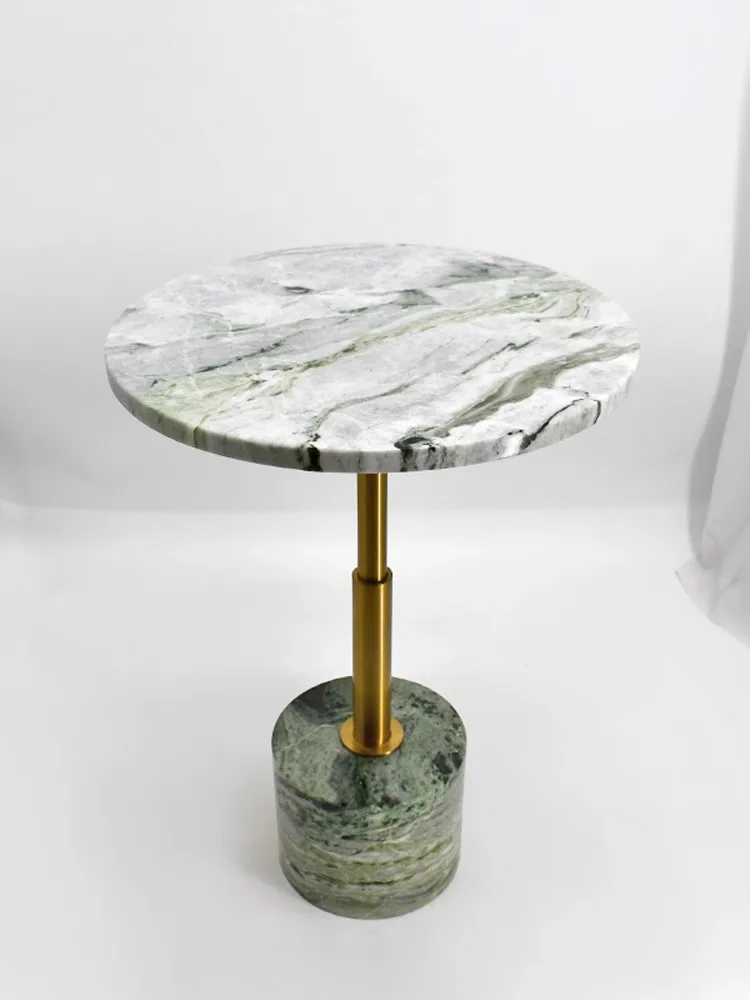 

Nordic Light Luxury Natural Marble Side Table Modern Simplicity Originality ART Furniture Living Room Decoration Small Tea Table