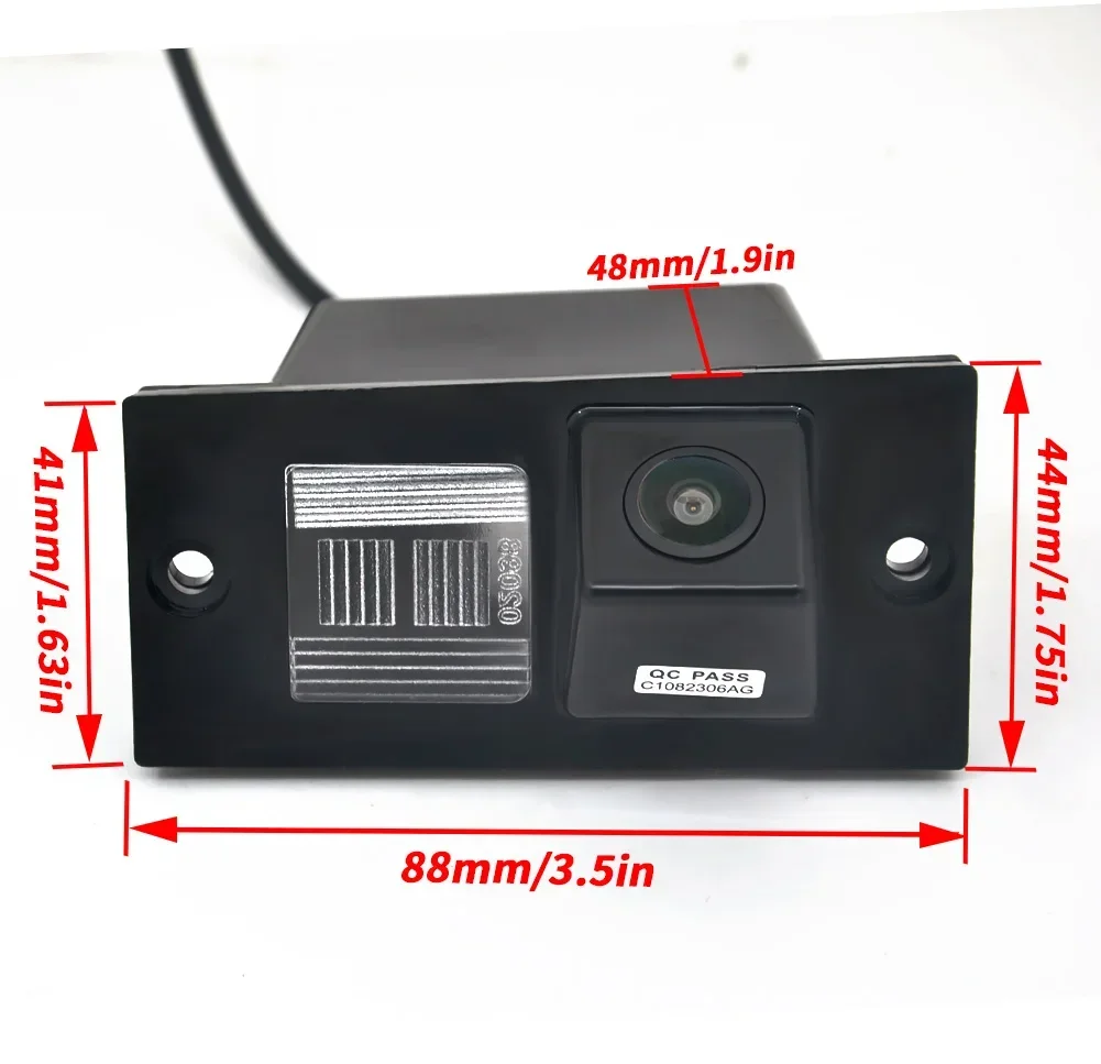 170° HD Fisheye AHD Car Camera, Compatible with Hyundai H-1 Travel Cargo, iLoad, iMax, H300, H1 Grand Starex Royale, and i800