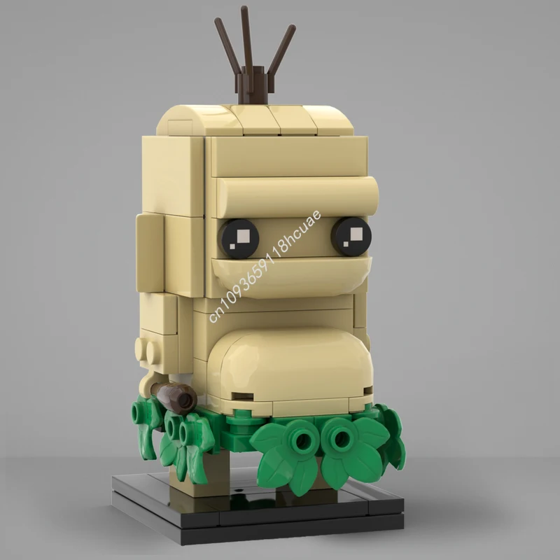 

114pcs MOC Chuck Rock Amiga Collection Brickheadz Building Blocks Solve the problem up creativity teenager Christmas toy Gift