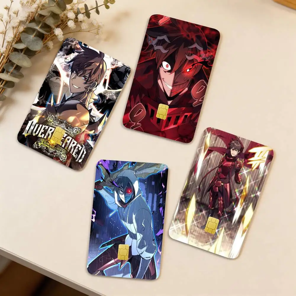 

Comic O-Overgeared Greed 4pcs 1Set Film Skin for Debit Credit Bank Visa Card Decal Cover