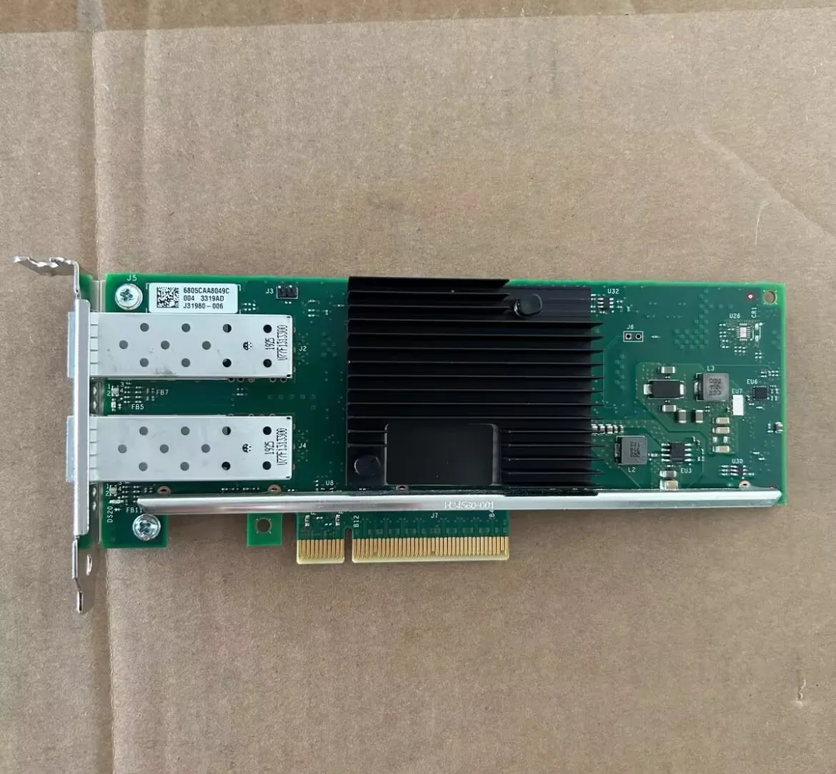 

Сетевой адаптер Ethernet X710-DA2 Б/у сетевая карта del X710-DA2 10G SP330 для серверной настольной рабочей станции Dual SFP