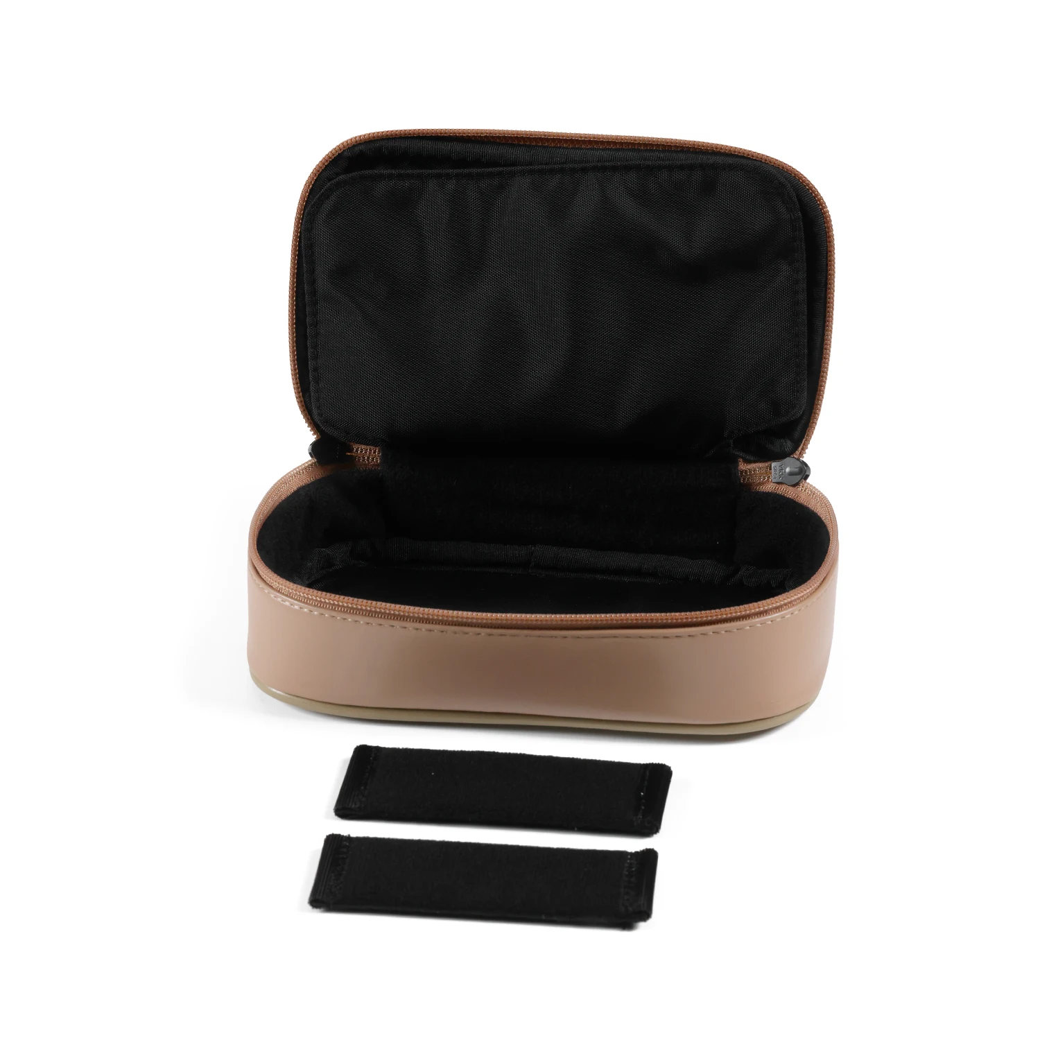 DD ddHiFi CZ180 Tragbarer HiFi-Aufbewahrungskoffer mit Verbundleder und individuellem YKK-Doppelschieber-Reißverschluss (Kaffeebohnenfarbe) – Detail 9