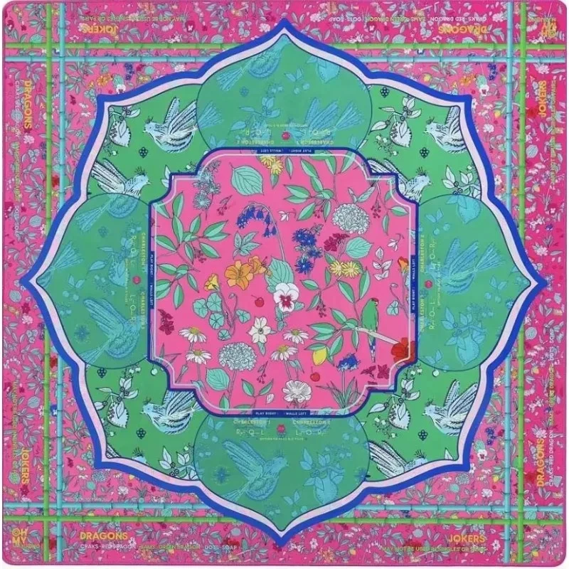 New Foldable Environmentally Silent Waterproof Desktop Mahjong Table Mat Mah Jongg Mat Color Optional Carpet Family Party Game