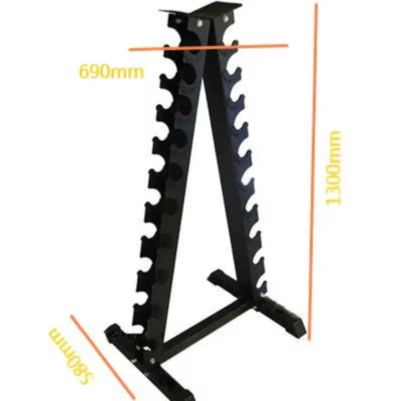 Dumbbell Rack Home Gym Indoor Fitness Storage Heavy Duty Steel Stable Durable Structure for Multi-Layer Fitness Arrangement