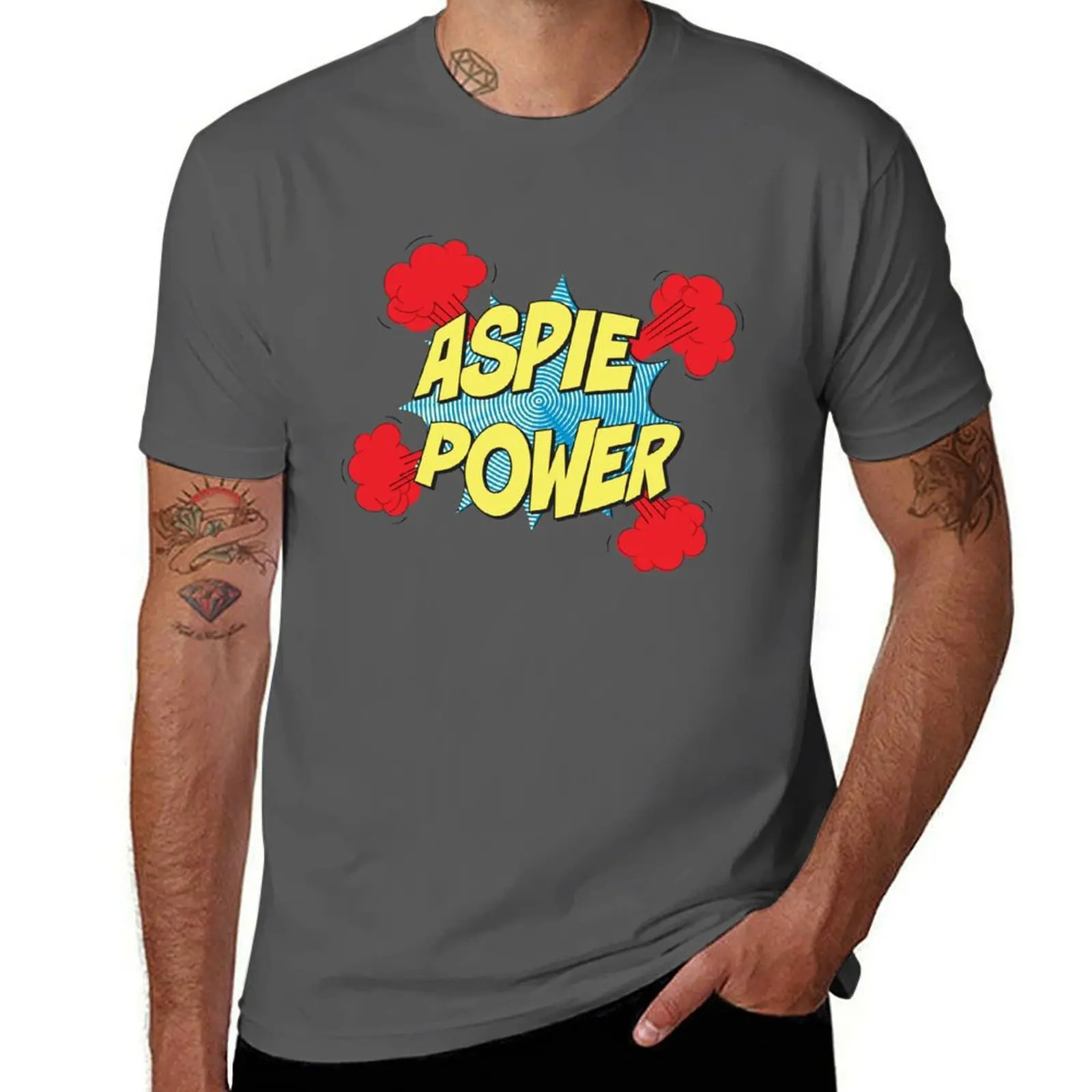 

Aspie Power Kapow! T-Shirt plus size clothes blue archive boys whites gifts for boyfriend t shirts for men pack