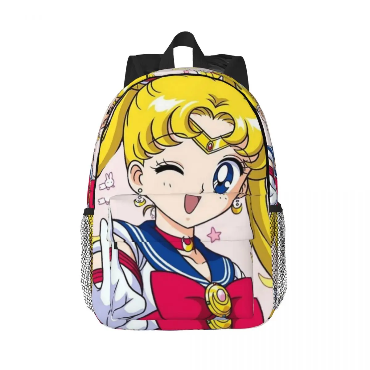 Similar-Sailor-Like-Moon-Style Printed Lightweight Casual Schoolbag For School, Outdoor, Shopping, Office 15inch