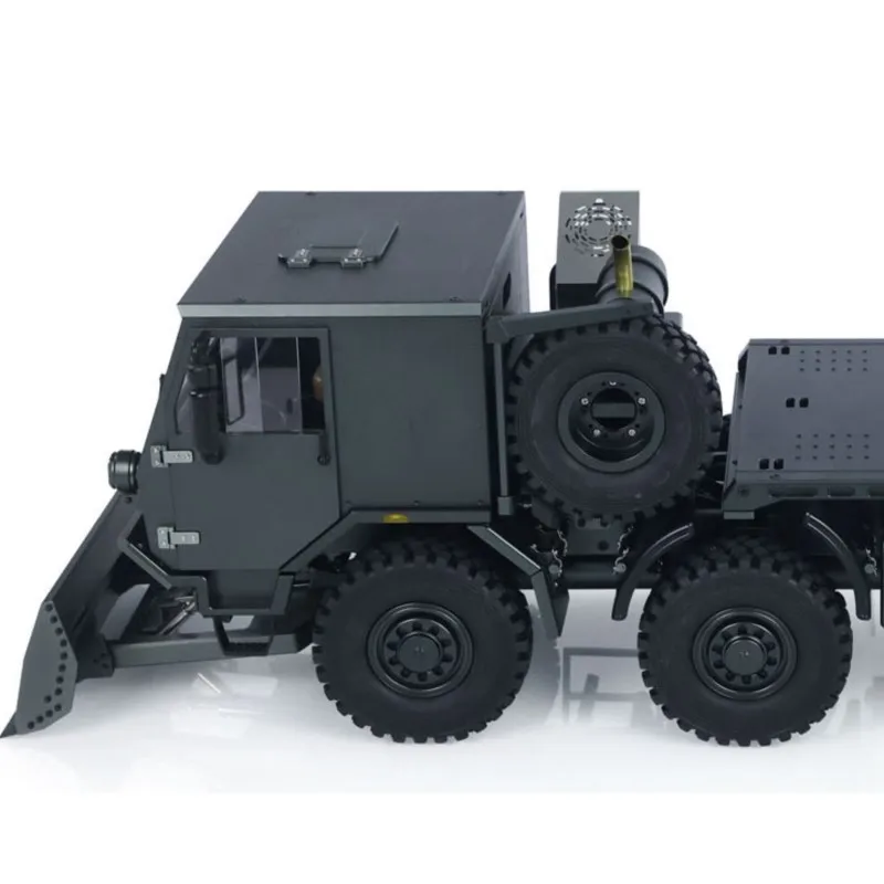 

RTR 8X8 TOUCAN 1/18 Металлический радиоуправляемый военный грузовик Транспортный автомобиль CAPO CUB3 2-скоростная коробка передач Замки оси Модель дымового блока