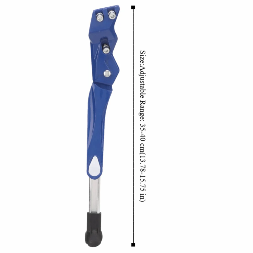 Waterproof Bike Side Stand With Pads Adjustable Length Bike Foot Side Stand Easy to Install Aluminum Alloy Bicycle Foot Support view 3
