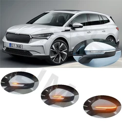 Fit for Skoda ENYAQ iV 5AC 5AZ 2020 2021 2022 2023 2024 Dynamic LED Blinker Indicator Side Mirror Turn Light Signal Lamp