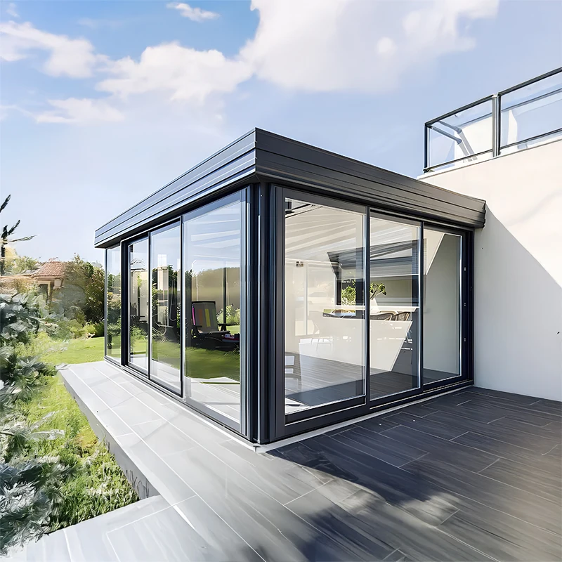Glass Prefabricated Sunrooms Aluminum Sunroom for Solarium in Various Regions sunroom
