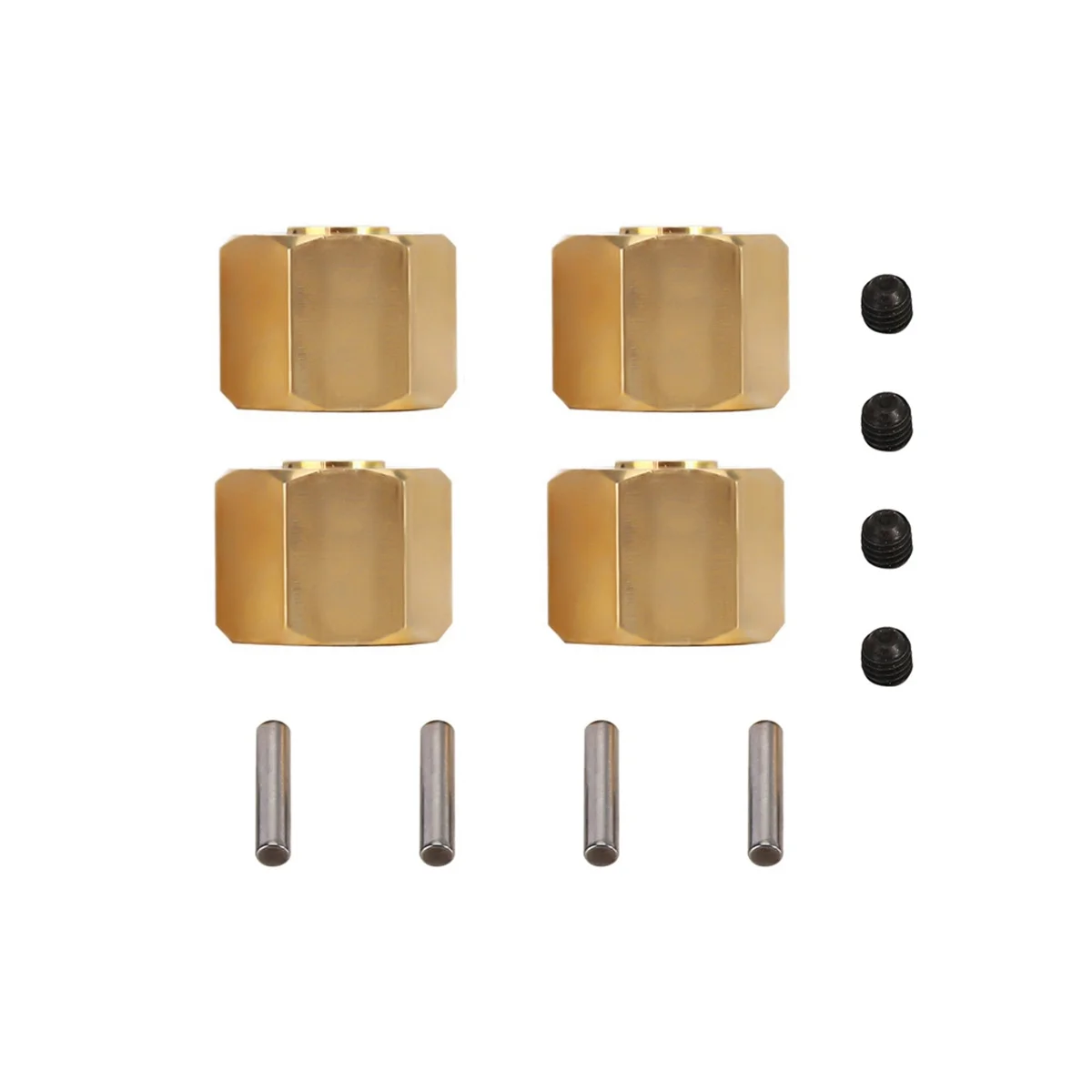 For SCX10 CC01 WRAITH 90027 90034 GEN 8 Widening 12Mm Wide Brass Connector,Upgraded Accessories,10Mm