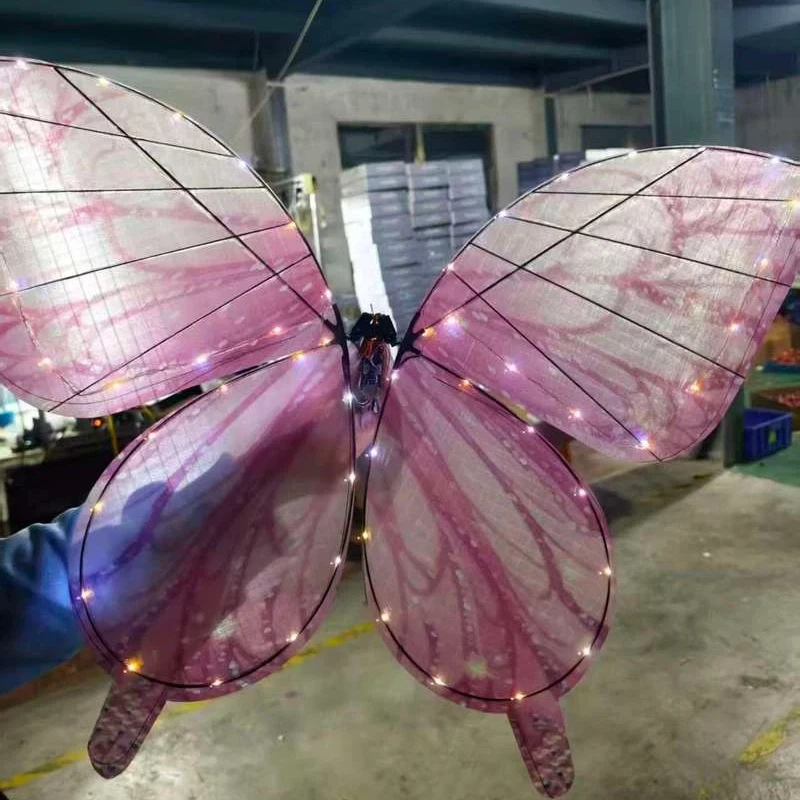 

Flying Butterfly RC Light Up Flapping Bionic Model - LED Insect Stage Prop for Wedding Outdoor Performance Science Education