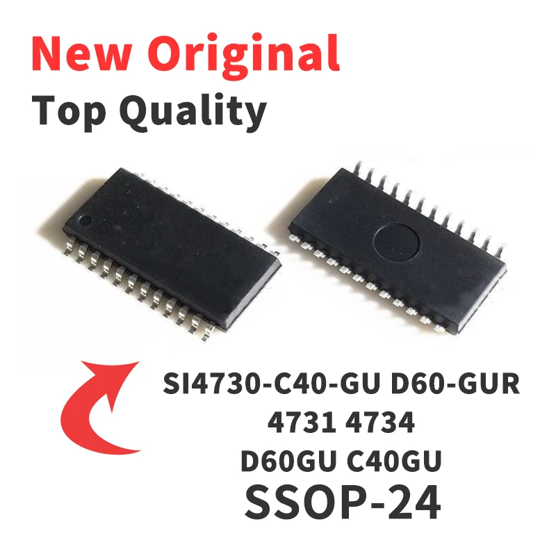 1 Piece SI4731-D60-GUR SI4731-C40-GUR SI4730-D60-GUR SI4704-D60-GUR SI4730-C40-GUR SI4734-D60-GUR SSOP-24 Chip IC New Original