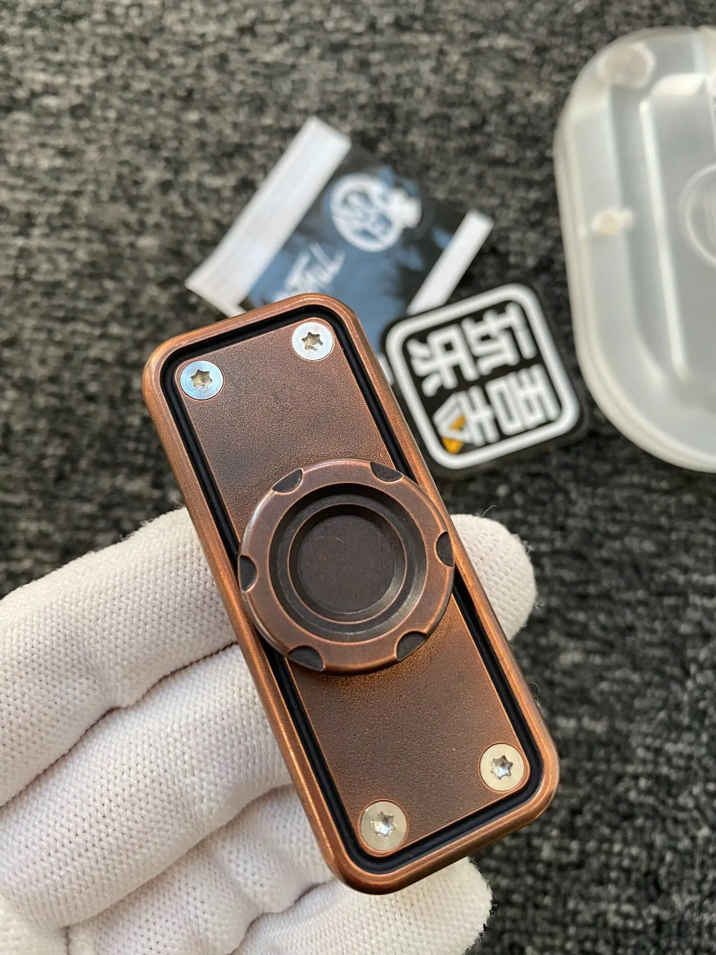 Used EDC Wan Wu Gamer Pro Copper EDC Decompression Toy