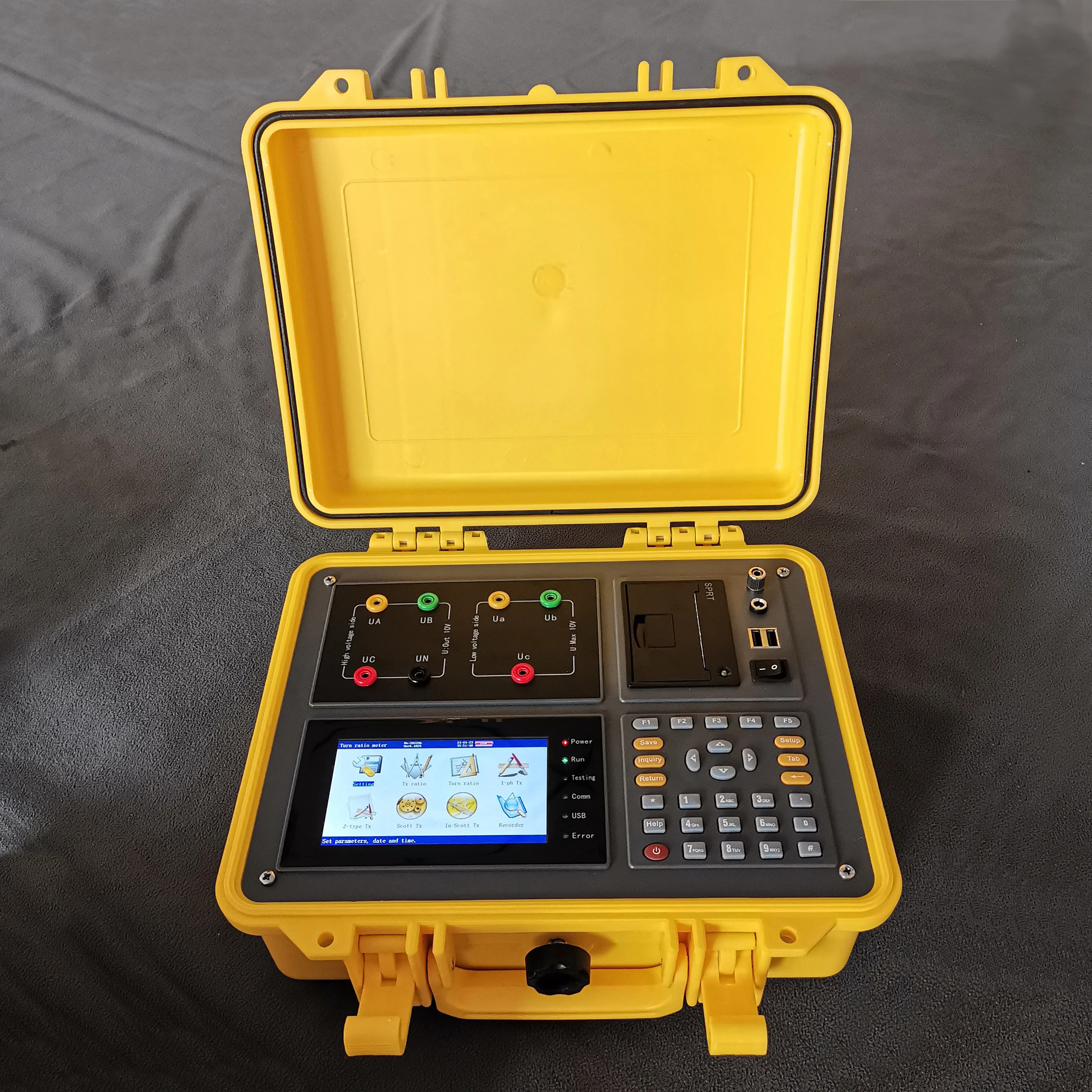 

Special Offer Transformer Turns Ratio Tester Three Phase Transformer TTR Meter Good Price Portable Built-in Battery TTR Tester