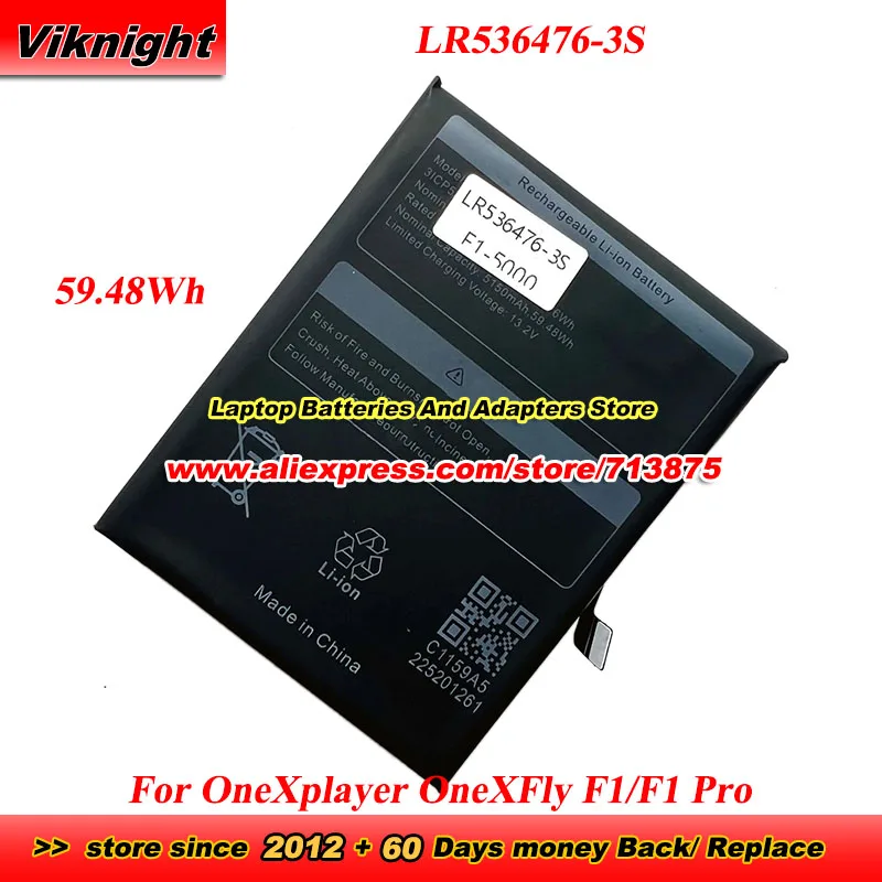 LR536476-3S Battery high capacity 59.48Wh 5000mAh for Onexfly Aviator F1 F1 PRO Handheld Gaming Console Battery