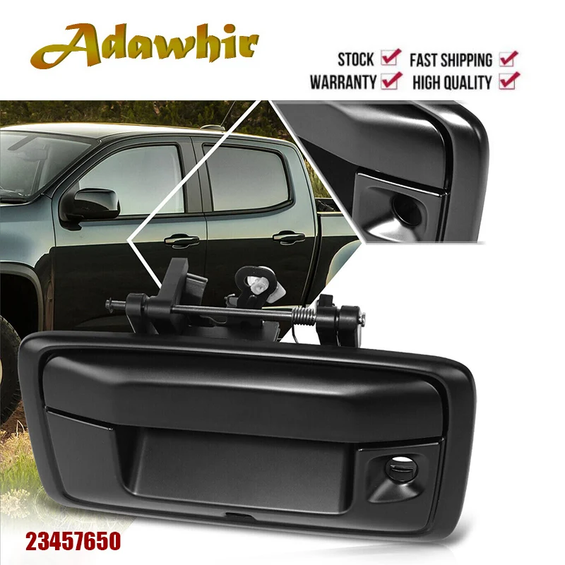 

New Outside Tailgate Handle Textured Black Fits 15-20GMC Colorado Chevrolet Colorado 15-19 OEM‎23457650