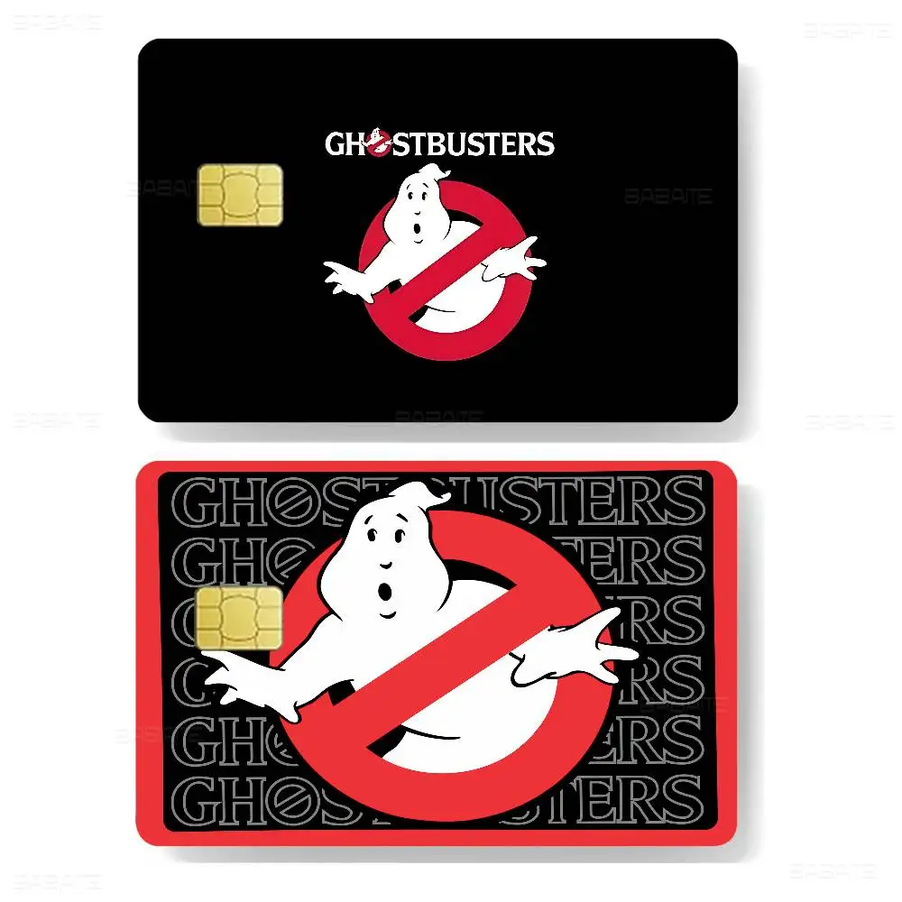 Movie G-Ghostbusters 100% Hot Sale Amine Credit Debit Bank Card Bus Card Film Skin Sticker