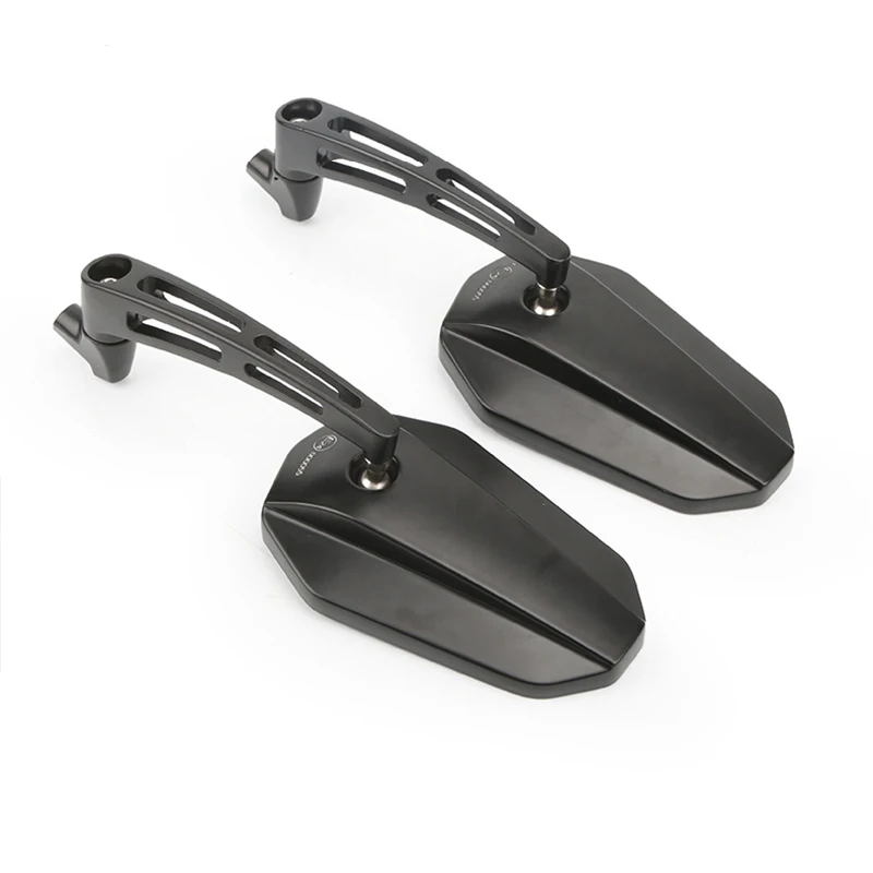 

8 10mm Motorcycle Rearview Mirror Aluminum Alloy Side Mirror Universal For Ducati Monster 937 Zontes 368g T310 501 Suzuki SV400