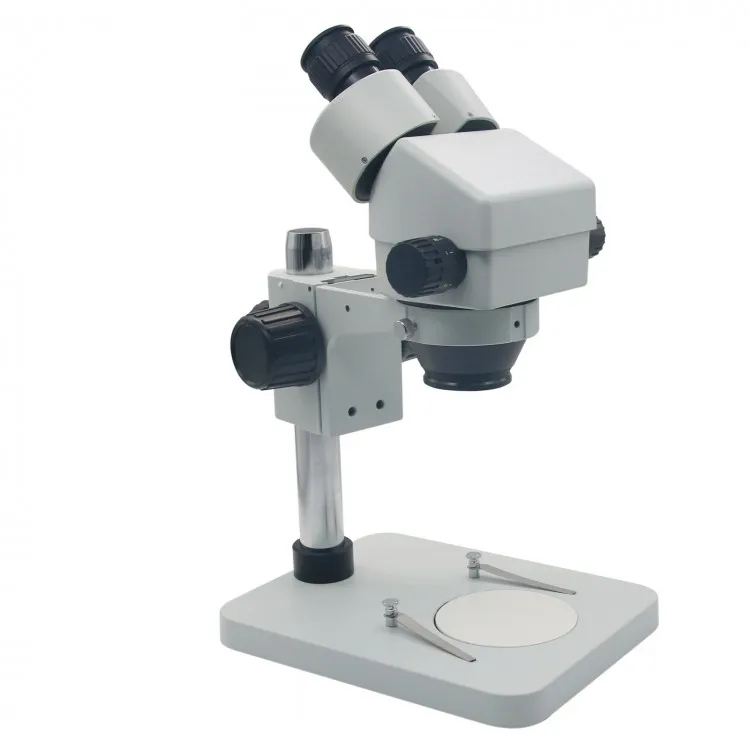 7X-45X Optics Binocular Industry Zoom Stereo Microscope Magnifier With LED Ring Lamp KLN0745-B1